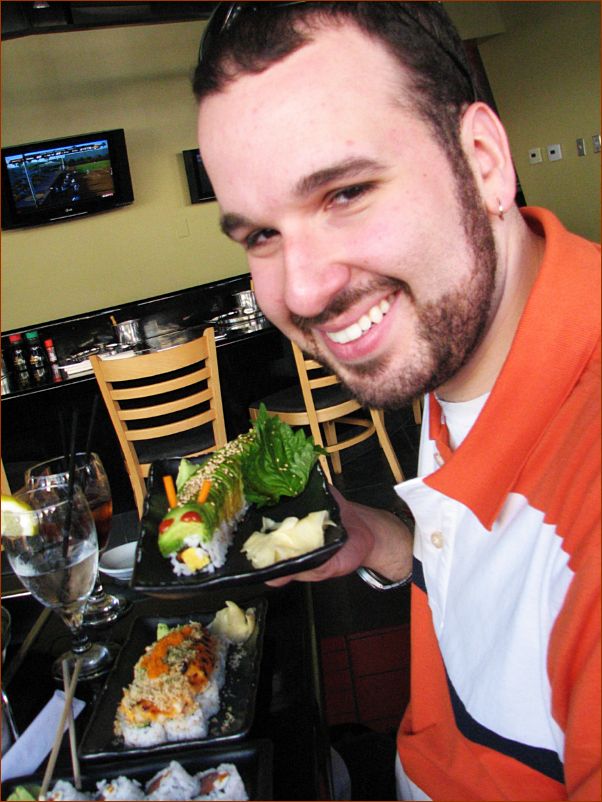 Vinny and his caterpillar roll