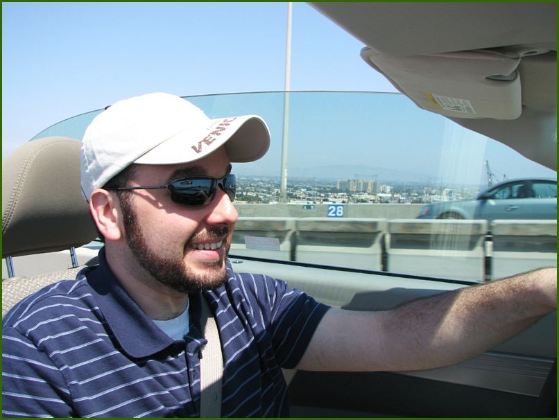 Driving over the Coronado Bridge