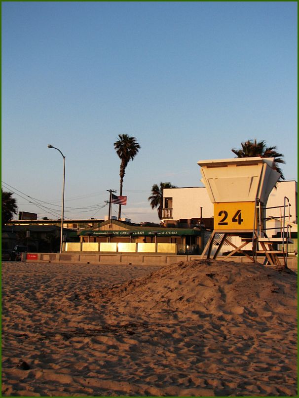 We ate at the restaurant on the left, 